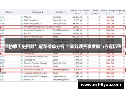 欧协联历史回顾与冠军榜单分析 全面解读赛事发展与夺冠历程